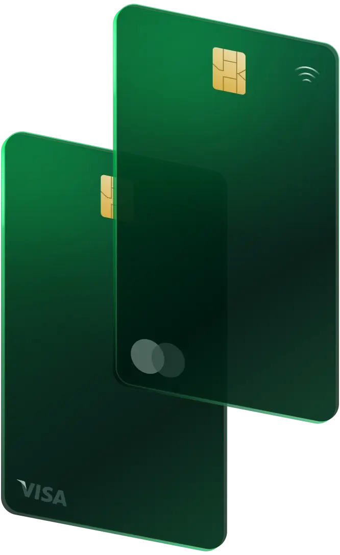 cred and debit cards